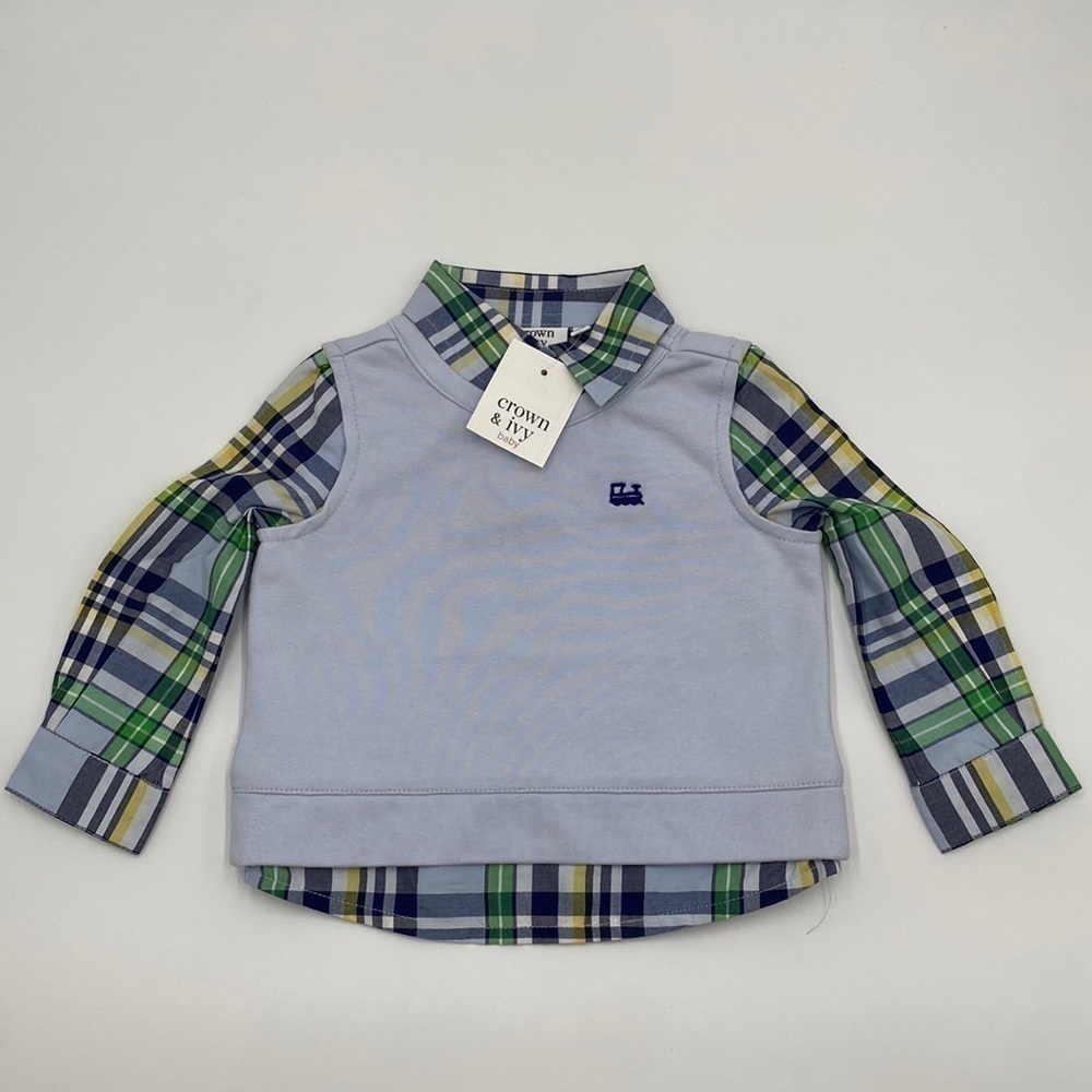 NWT Crown & Ivy Baby Shirt 6-9 Months